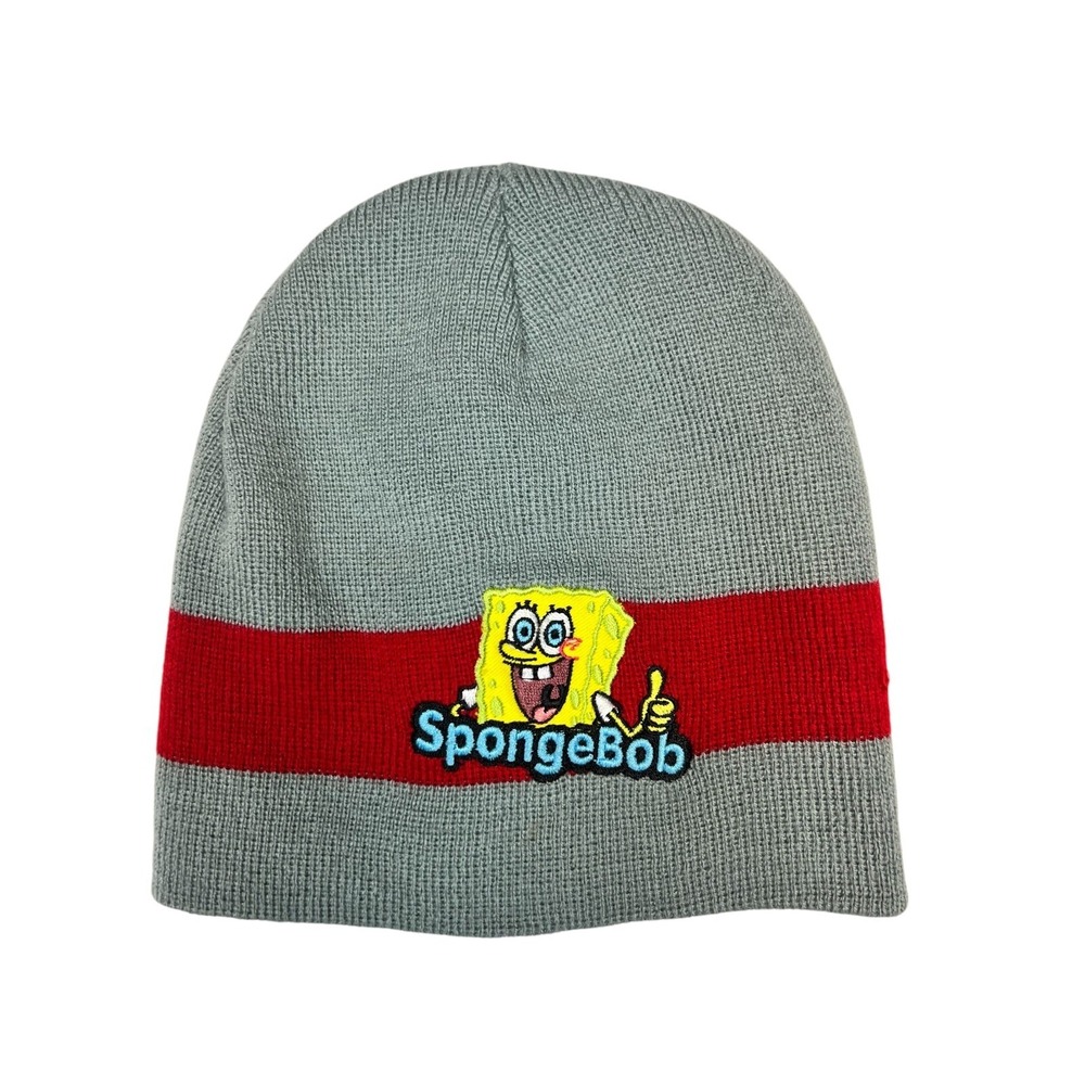 SpongeBob TMNT Spider-Man Boys Beanie Bundle Kids Winter Hats Character Warm - Picture 7 of 8